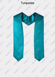 écharpe polyester satiné turquoise