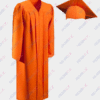 toge et toque orange couleur mat