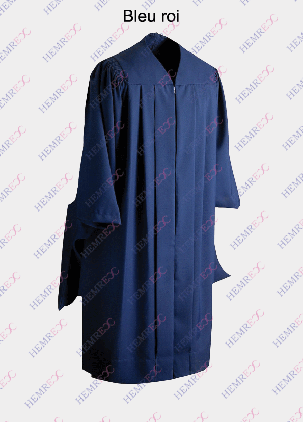 robe master couleur bleu roi