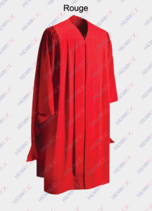 achat robe master rouge pour cérémonie de remise des diplômes