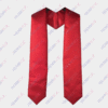 écharpe polyester satiné rouge