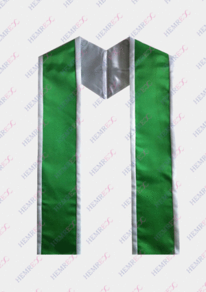 écharpe de deux couleurs en polyester satiné
