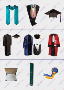 Tenues et accessoires pour les cérémonies de remise des diplômes