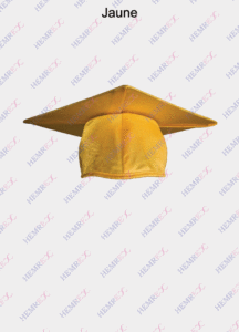 toque brillante jaune