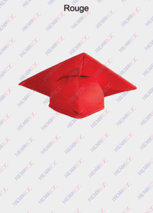 toque brillante rouge