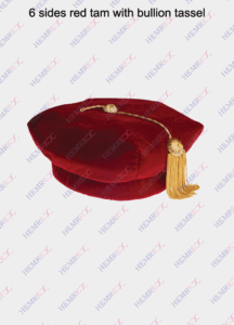 Graduation tam 6 sided
