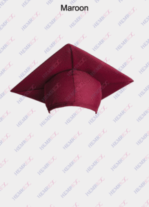 graduation matte finish cap maroon