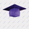 Graduation shiny finish cap purple