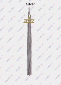 graduation tassel silver
