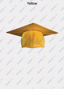shiny yellow cap