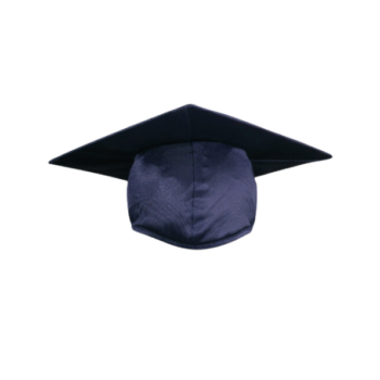 Graduation shiny finish cap