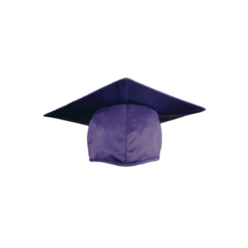 Graduation shiny finish cap