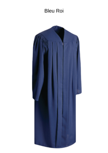 toge bleu roi remise de diplôme
