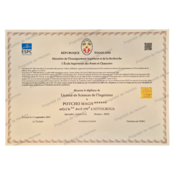 Document normé sécurisé