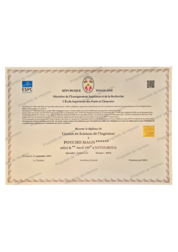 Document normé sécurisé