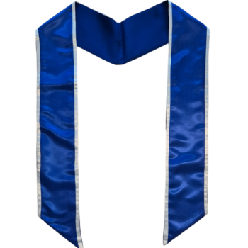 Two colors graduation stole