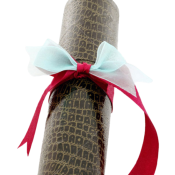 Satin ribbon for diploma certificate