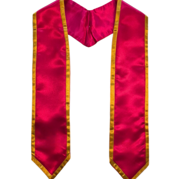 Two colors graduation stole