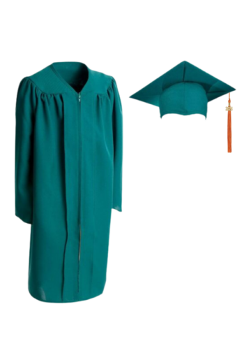 Child matte finish gown