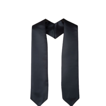 Plain graduation stole