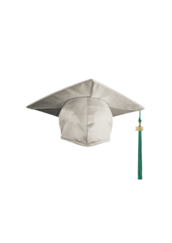 Graduation shiny finish cap