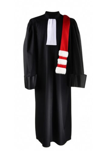Robe Thésard / Doctorant – Droit – Rouge – Location